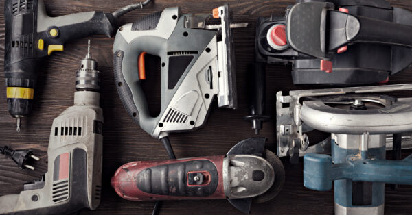 Common hand and power tools used on most job sites